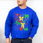 Colorful Ribbons - Autism Awareness Unisex Crewneck T-Shirt Sweatshirt Hoodie
