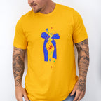 Blue Ribbon Jigsaw Design - Autism Awareness Unisex Crewneck T-Shirt Sweatshirt Hoodie