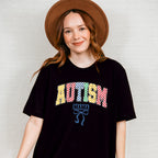 Autism Mama Checkered Design - Autism Awareness Unisex Crewneck T-Shirt Sweatshirt Hoodie