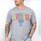 Autism Mama Checkered Design - Autism Awareness Unisex Crewneck T-Shirt Sweatshirt Hoodie