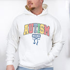 Autism Mama Checkered Design - Autism Awareness Unisex Crewneck T-Shirt Sweatshirt Hoodie
