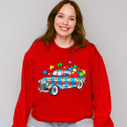 Jigsaw Truck - Autism Awareness Unisex Crewneck T-Shirt Sweatshirt Hoodie