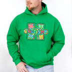 Autism Jigsaw Colorful Design - Autism Awareness Unisex Crewneck T-Shirt Sweatshirt Hoodie