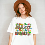 See The Ability Not The Disability - Autism Awareness Unisex Crewneck T-Shirt Sweatshirt Hoodie