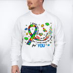 I Would Not Change You For The World - Autism Awareness Unisex Crewneck T-Shirt Sweatshirt Hoodie