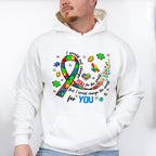 I Would Not Change You For The World - Autism Awareness Unisex Crewneck T-Shirt Sweatshirt Hoodie