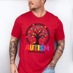Autism Awareness Tree Design - Autism Awareness Unisex Crewneck T-Shirt Sweatshirt Hoodie
