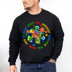 What Makes You Different Jigsaw Design - Autism Awareness Unisex Crewneck T-Shirt Sweatshirt Hoodie