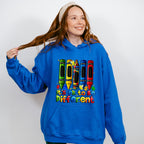 It's Okay To Be Different Crayon Design - Autism Awareness Unisex Crewneck T-Shirt Sweatshirt Hoodie
