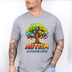 Autism Awareness Tree - Autism Awareness Unisex Crewneck T-Shirt Sweatshirt Hoodie