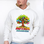 Autism Awareness Tree - Autism Awareness Unisex Crewneck T-Shirt Sweatshirt Hoodie