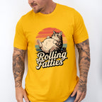 Rolling Fatties - Cat Unisex Crewneck T-Shirt Sweatshirt Hoodie