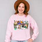Cats And Drinks - Cat Unisex Crewneck T-Shirt Sweatshirt Hoodie