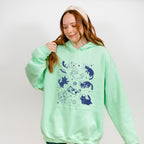 Blue Cats In Space - Cat Unisex Crewneck T-Shirt Sweatshirt Hoodie