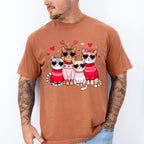 Cute Cats With Glasses - Cat Unisex Crewneck T-Shirt Sweatshirt Hoodie