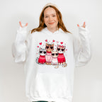 Cute Cats With Glasses - Cat Unisex Crewneck T-Shirt Sweatshirt Hoodie