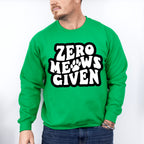 Zero Meows Given - Cat Unisex Crewneck T-Shirt Sweatshirt Hoodie