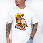 Game Day Shoes Checkered Star Design - Basketball Unisex Crewneck T-Shirt Sweatshirt Hoodie