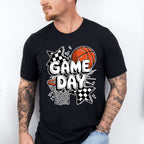 Game Day Basketball Hoop Star Design - Basketball Unisex Crewneck T-Shirt Sweatshirt Hoodie
