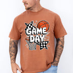 Game Day Basketball Hoop Star Design - Basketball Unisex Crewneck T-Shirt Sweatshirt Hoodie