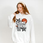 Game Day Basketball Hoop Star Design - Basketball Unisex Crewneck T-Shirt Sweatshirt Hoodie