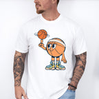 Cute Basketball Spinning The Ball - Basketball Unisex Crewneck T-Shirt Sweatshirt Hoodie
