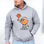 Cute Basketball Spinning The Ball - Basketball Unisex Crewneck T-Shirt Sweatshirt Hoodie