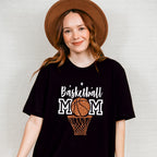 Basketball Mom Hoop Basketball Design - Basketball Unisex Crewneck T-Shirt Sweatshirt Hoodie