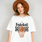 Basketball Mom Hoop Basketball Design - Basketball Unisex Crewneck T-Shirt Sweatshirt Hoodie