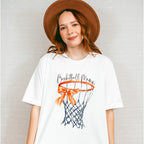 Basketball Mama Ribbon Hoop Design - Basketball Unisex Crewneck T-Shirt Sweatshirt Hoodie
