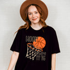 Hoop There It Is - Basketball Unisex Crewneck T-Shirt Sweatshirt Hoodie