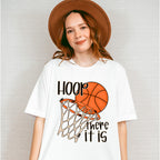 Hoop There It Is - Basketball Unisex Crewneck T-Shirt Sweatshirt Hoodie