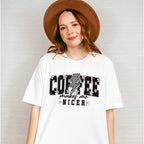 Coffee Makes Me Nicer - Coffee Unisex Crewneck T-Shirt Sweatshirt Hoodie