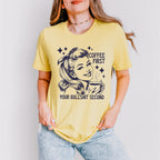Coffee First Your Bullshit Second - Coffee Unisex Crewneck T-Shirt Sweatshirt Hoodie