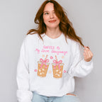 Coffee Is My Love Language - Coffee Unisex Crewneck T-Shirt Sweatshirt Hoodie