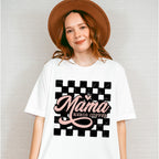 Mama Needs Coffee Checkered Design - Coffee Unisex Crewneck T-Shirt Sweatshirt Hoodie