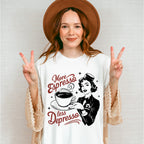 More Espresso Less Depresso Red And Green - Coffee Unisex Crewneck T-Shirt Sweatshirt Hoodie