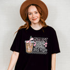 Suspect Claims She's Broke But Spends All Her Money On Iced Coffee - Coffee Unisex Crewneck T-Shirt Sweatshirt Hoodie