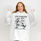 Life Is Better With Dogs - Dogs Unisex Crewneck T-Shirt Sweatshirt Hoodie