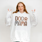 Dog Mama Checkered Paw Design - Dogs Unisex Crewneck T-Shirt Sweatshirt Hoodie