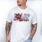 Love Paw Bones Design - Dogs Unisex Crewneck T-Shirt Sweatshirt Hoodie