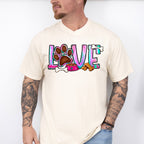Love Paw Bones Design - Dogs Unisex Crewneck T-Shirt Sweatshirt Hoodie