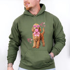 Lagotto Romagnolo Pink Hearts - Dogs Unisex Crewneck T-Shirt Sweatshirt Hoodie