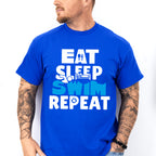 Eat Sleep Swim Repeat - Swimming Unisex Crewneck T-Shirt Sweatshirt Hoodie