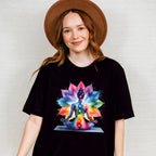 Colorful Yoga Design - Yoga Unisex Crewneck T-Shirt Sweatshirt Hoodie