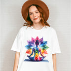 Colorful Yoga Design - Yoga Unisex Crewneck T-Shirt Sweatshirt Hoodie