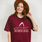 Let's Get Down Dog - Yoga Unisex Crewneck T-Shirt Sweatshirt Hoodie