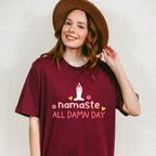 Namaste All Damn Day - Yoga Unisex Crewneck T-Shirt Sweatshirt Hoodie