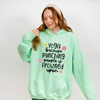 Yoga Because Punching People Is Frowned Upon - Yoga Unisex Crewneck T-Shirt Sweatshirt Hoodie