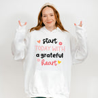 Start Today With A Grateful Heart - Yoga Unisex Crewneck T-Shirt Sweatshirt Hoodie